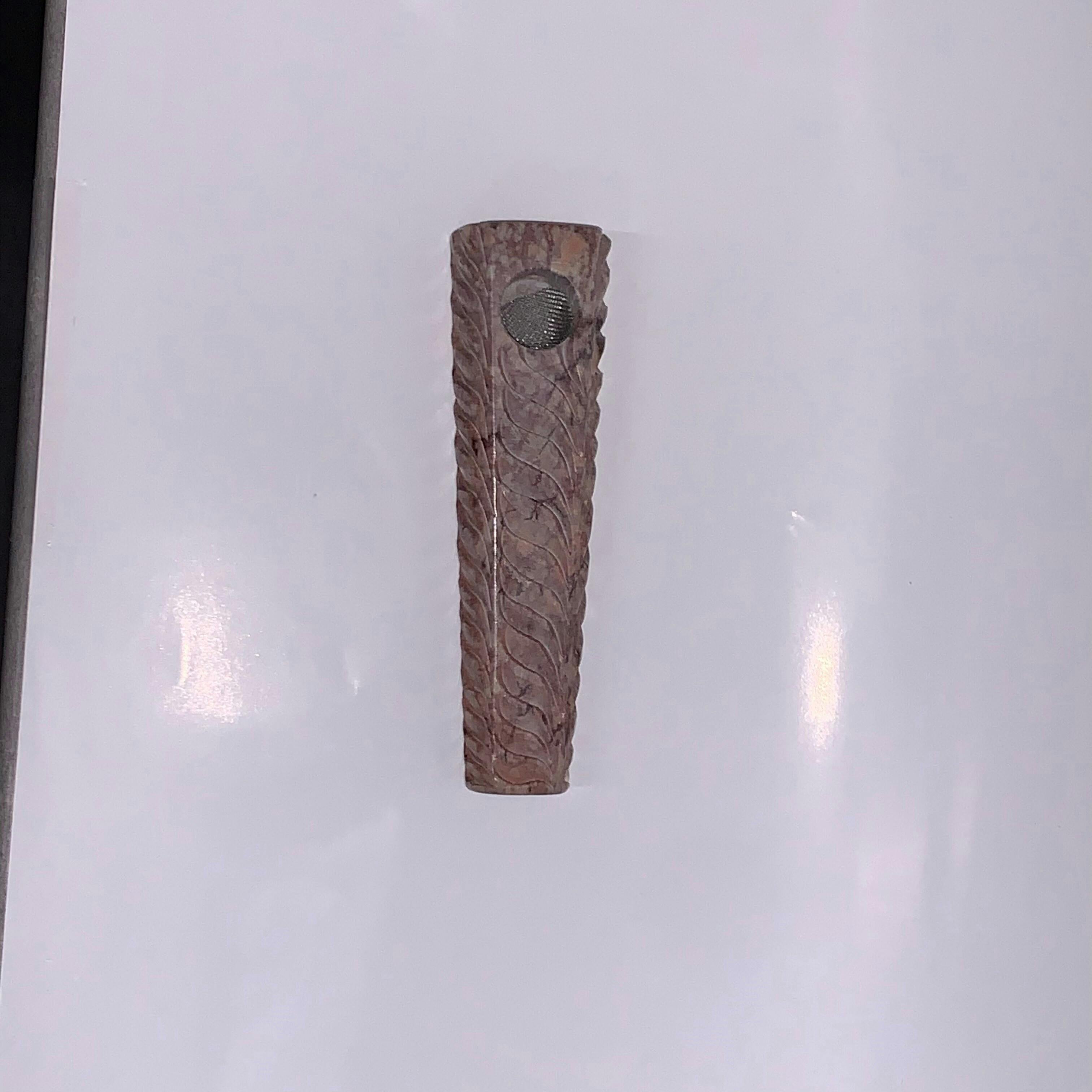 Rectangle Carved Stone One Hitter