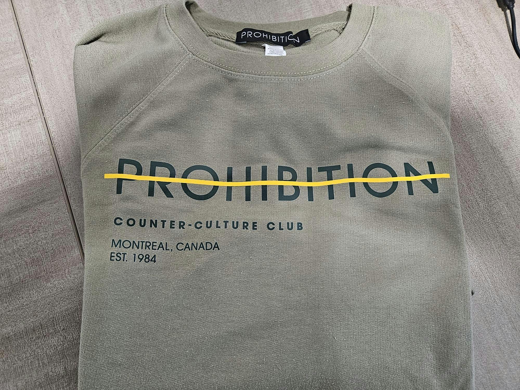 Prohibition Sweater - Olive Medium