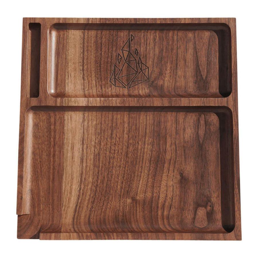 BRNT Yaketa Walnut Rolling Tray