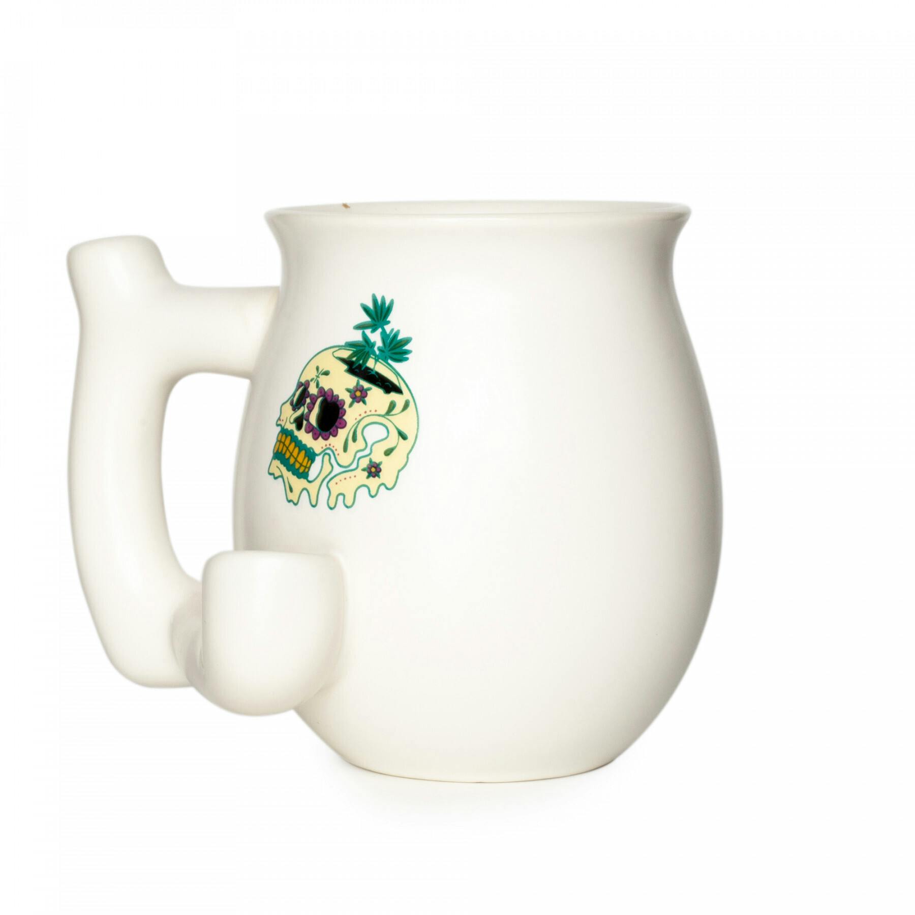 Sugar Skull Pipe Mug