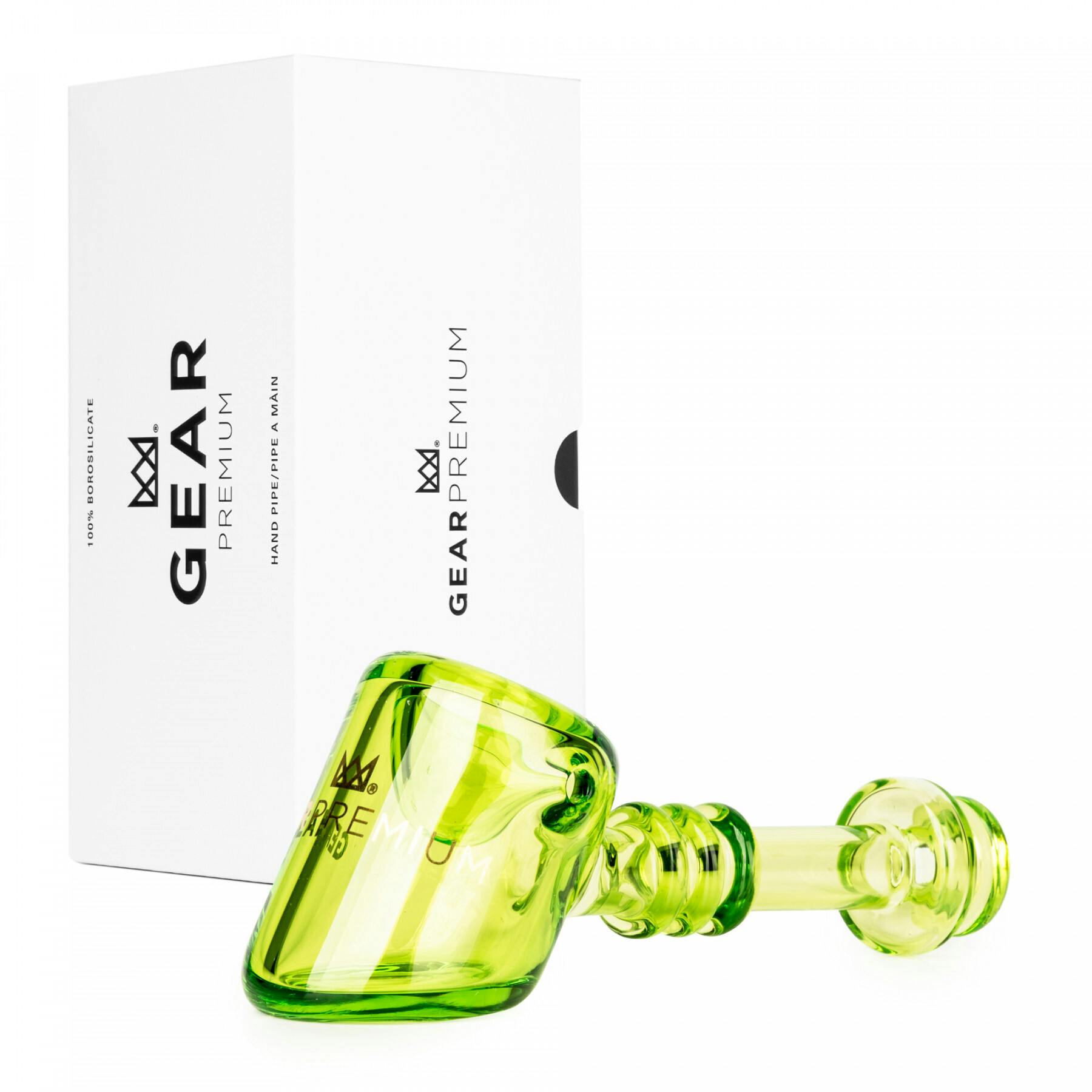 GEAR Premium - 5" Joffre Hammer Hand Pipe - Lime Green