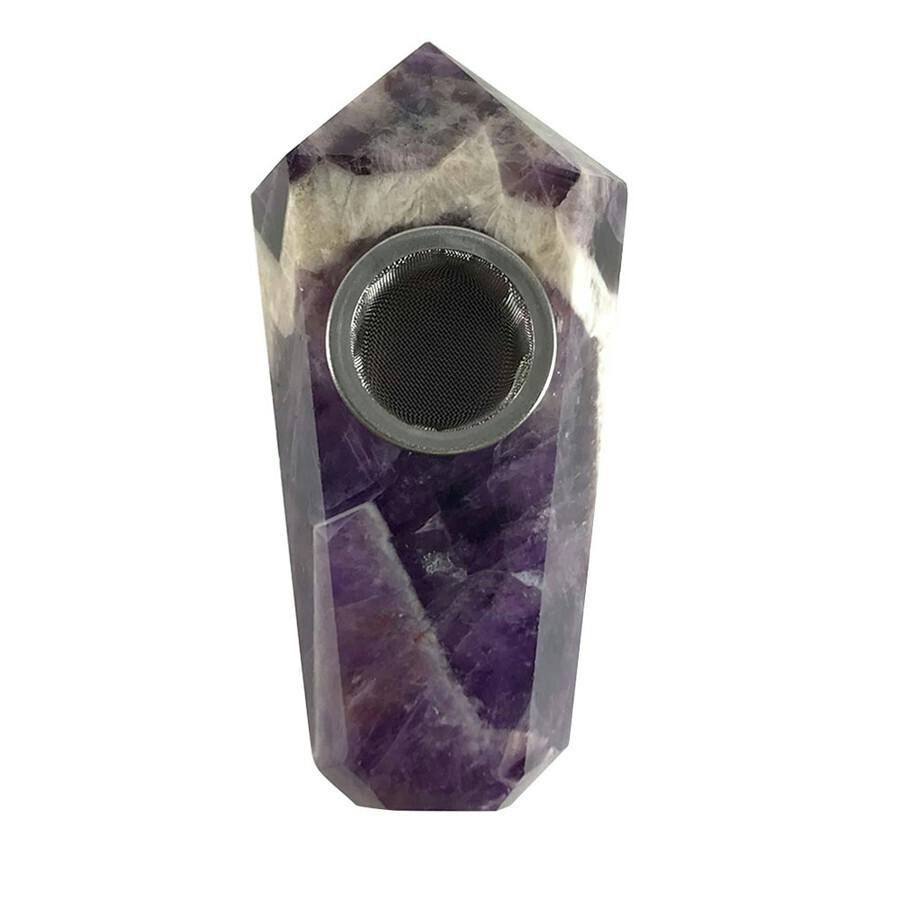 Amethyst Mini Crystal Pipe