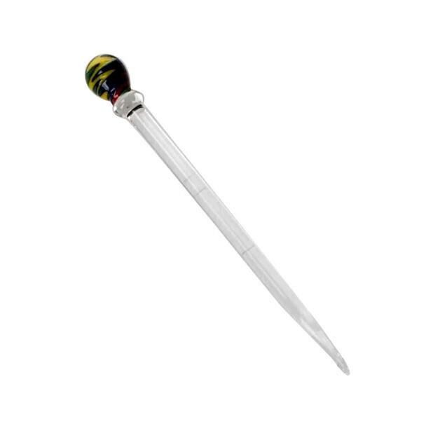 5" Glass Dabber - Coloured Ball