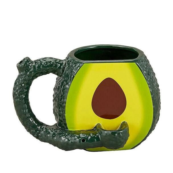 Premium Roast & Toast Ceramic Mug w/ Pipe - Avocado