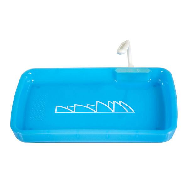 Piranha LED Rolling Tray - 17.25" x 7.25" - Blue