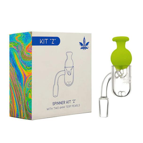 aLeaf Quartz Banger Spinner Kit - 14mm M / 90 Degree