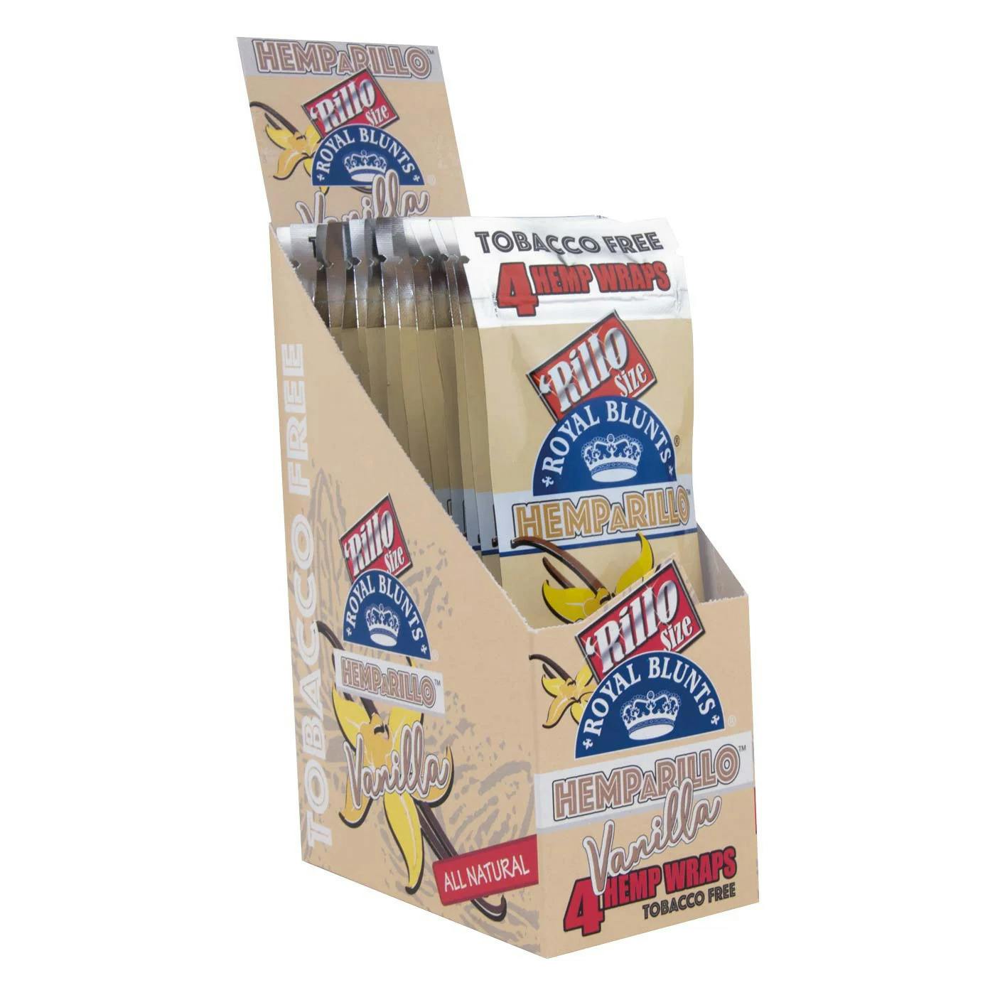 Royal Blunts - Hemparillo Wraps - 4 pack - Vanilla