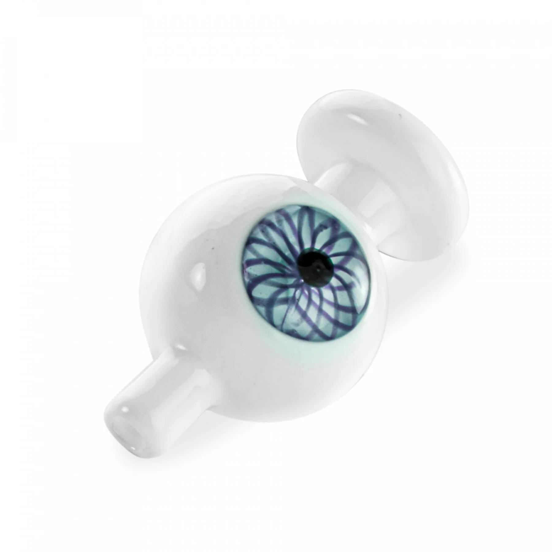 Red Eye Glass Blue Eyeball Bubble Carb Cap
