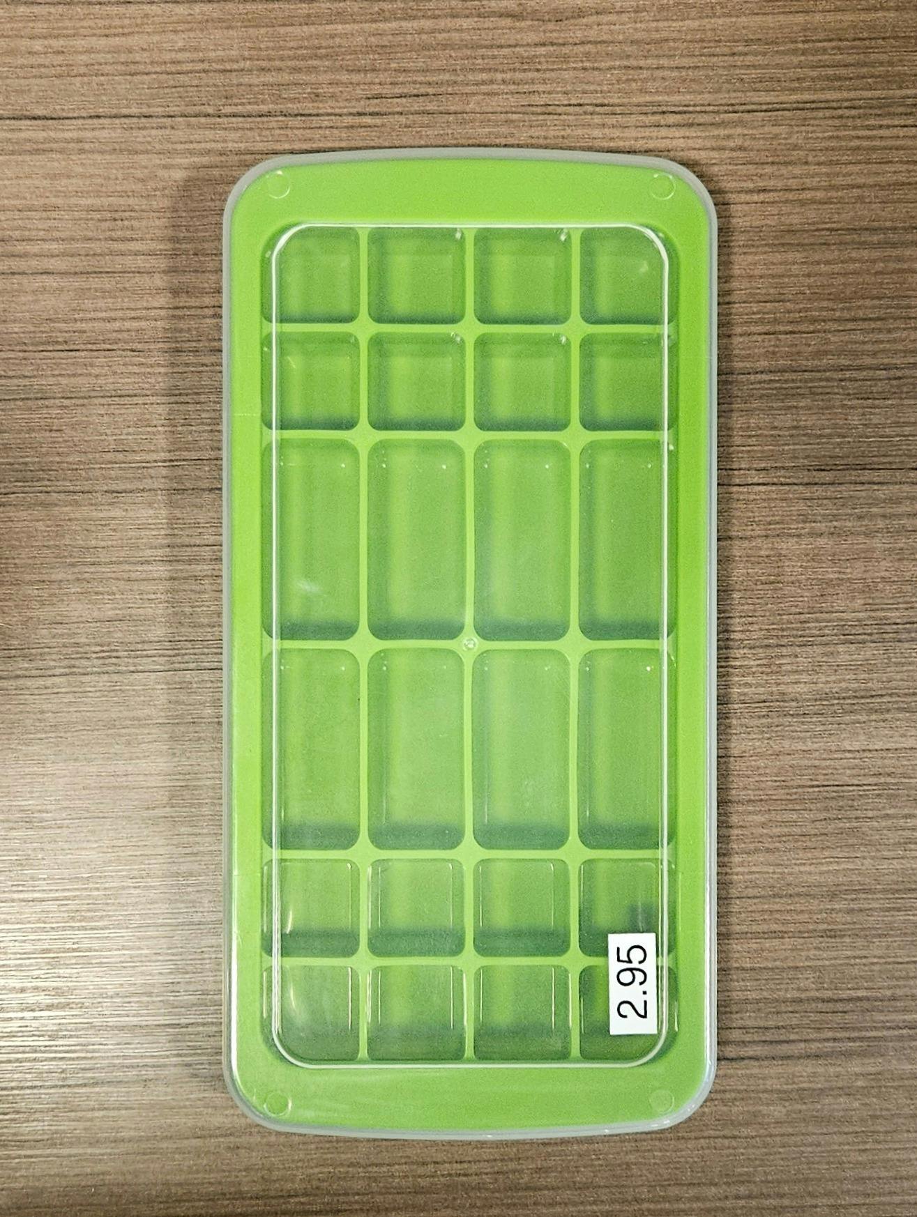 Dope Molds - 24 Cavity Cube Silicone Tray with Lid - Green