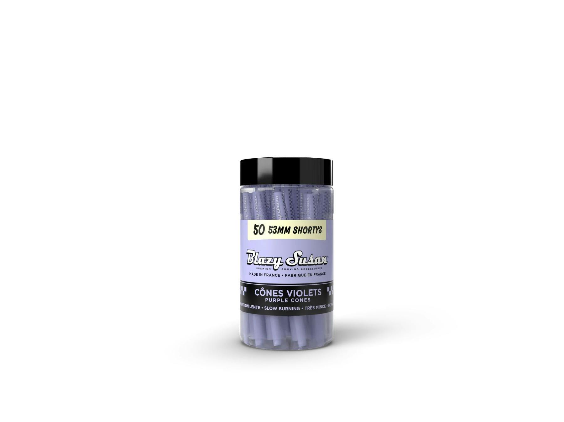 Blazy Susan - Shorty Cones - 50 pack - Purple