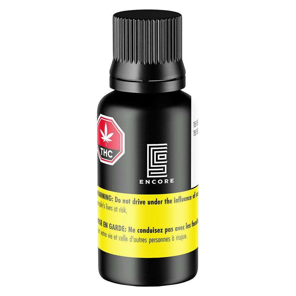 Encore - 15:15 THC/CBD Full Spectrum + Olive Drops - Hybrid - 30ml