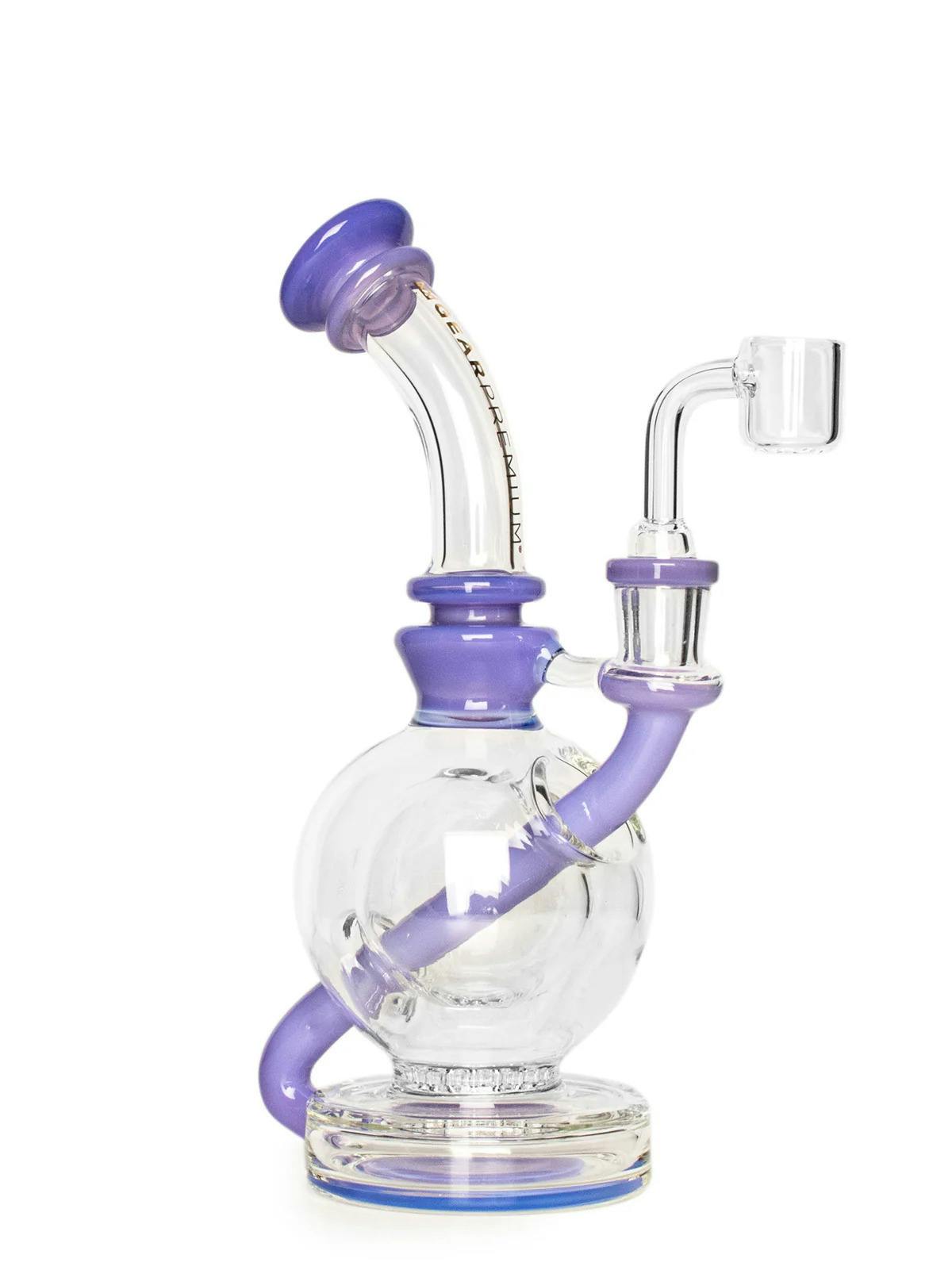 GEAR Premium 8" Nucleus Concentrate Bubbler W/Honeycomb Perc - Sapphire