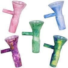Marbled Herb Slide - 14mm M / Assorted Colors