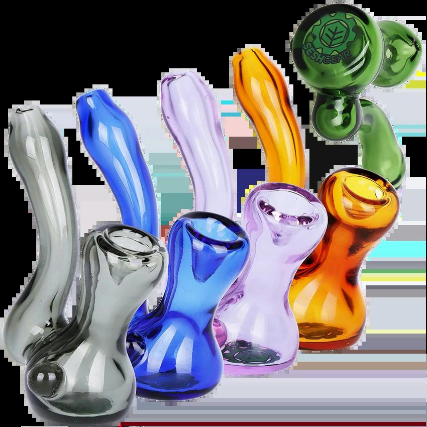 SeshGear - Sherlock Jr. Mini Glass Hand Pipe - 2.5"