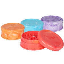 SeshGear - Marbled Acrylic Grinder - 2pc - 2.4" / Assorted Colors
