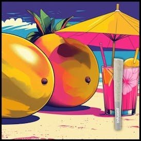 .5g Juicy J's - Double Mangos Distillate Infused PR by MIDNIGHT SUN MANUFACTURING
