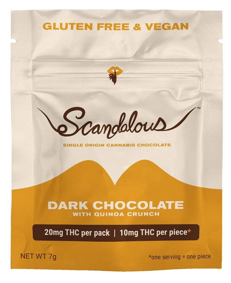 Quinoa Crunch Dark Chocolate 20mg [1pk] Candy