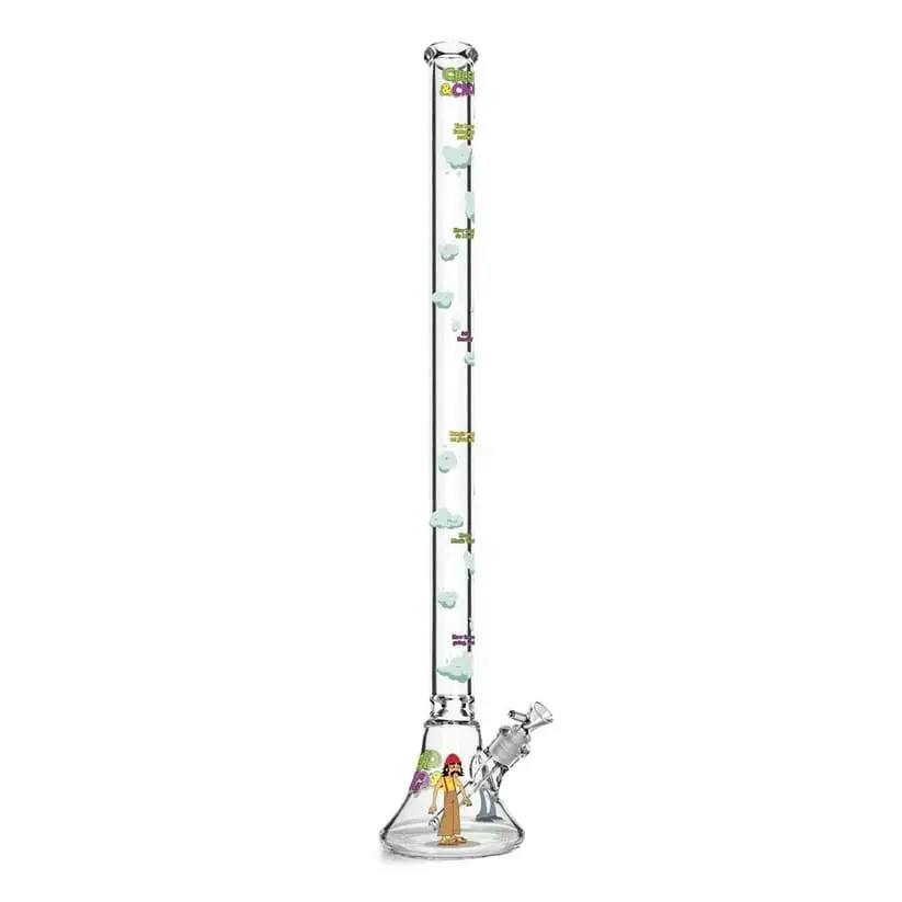 Cheech & Chong Glass 48" 7mm Thick How High Are You Bell Base (4 foot bong)