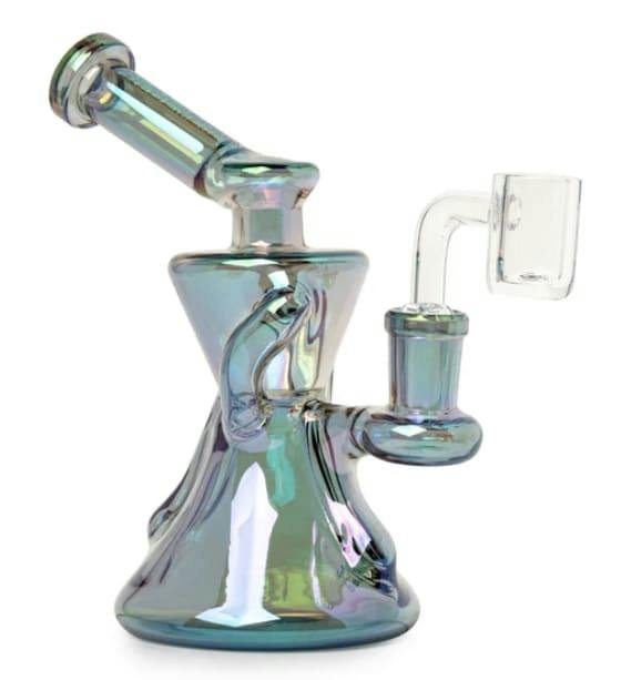 Red Eye Tek - 6" Terminator Gamma Concentrate Recycler - Green Matalic