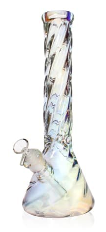 14" Marley Iridescent Swirl Beaker Bong