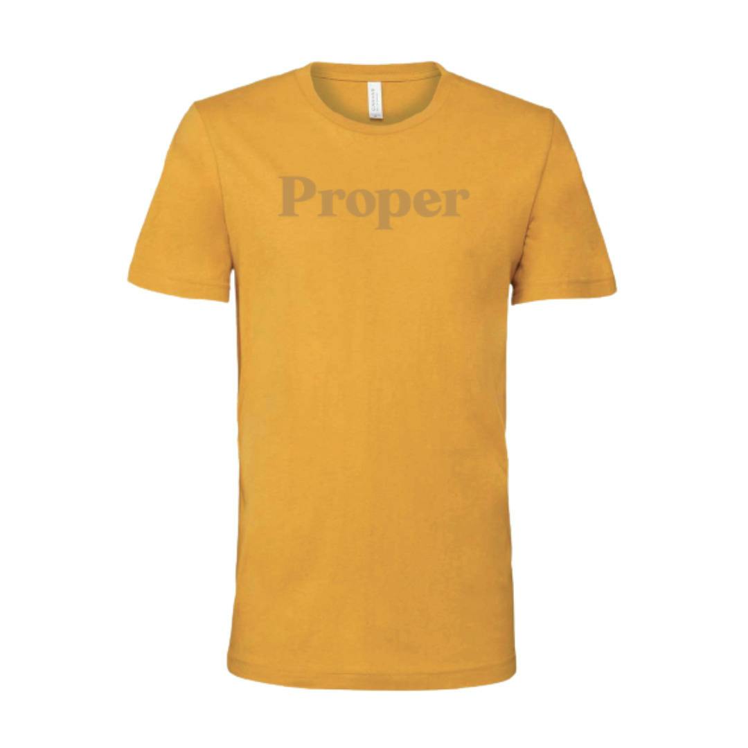 Mustard Proper Tee | M