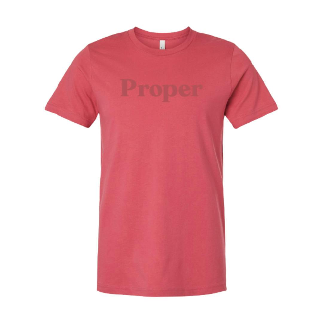 Vintage Red Proper Tee | L