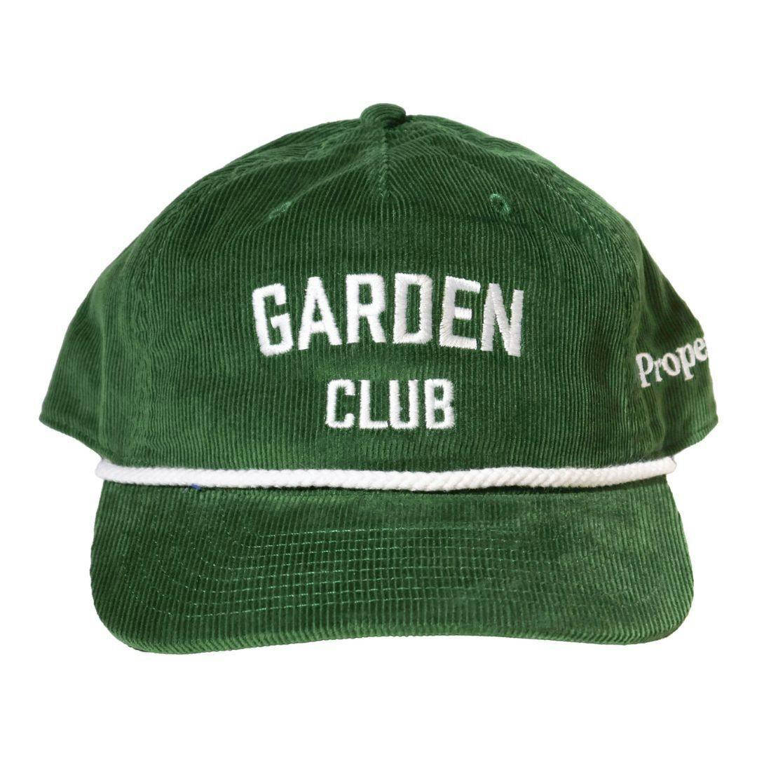 "Garden Club" Corduroy Flatbill Hat