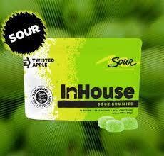 In House Sour Apple Gummies 10pk 100mg