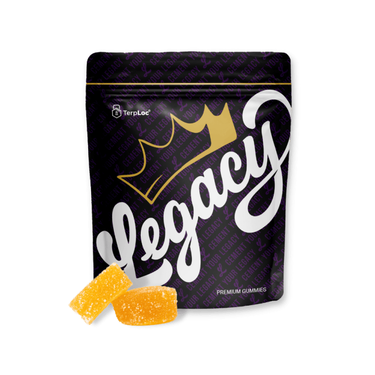 Legacy Peaches and Cream Live Rosin Gummies 10pk 100mg
