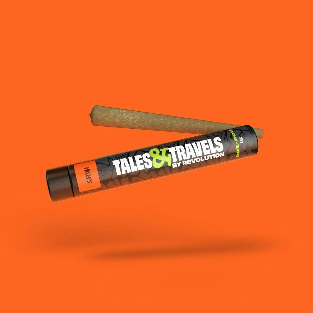 Tales & Travels Raspberry Shortcake Pre-Roll 1g at Revolution Dispensary - Normal