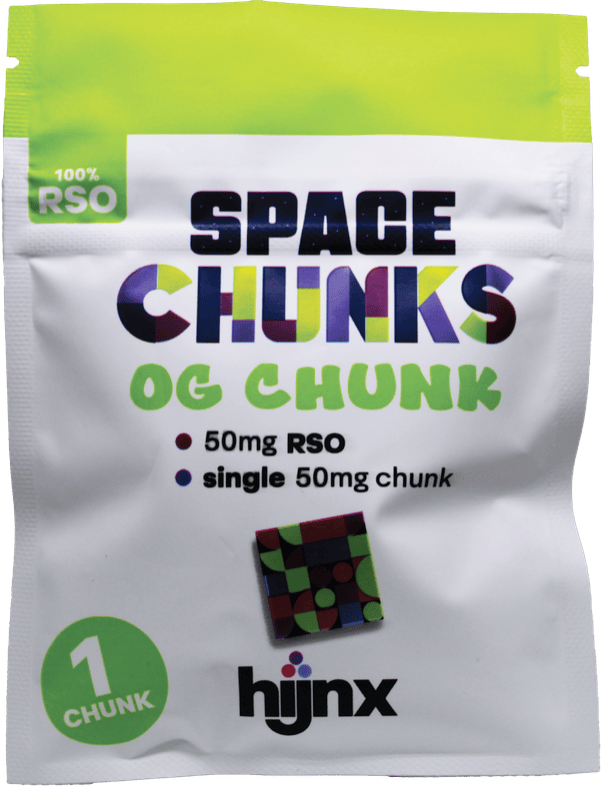 HIJNX Alpha Space Chunk RSO Gummies 1pk 50mg at Revolution Dispensary - Normal