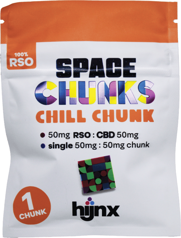 HIJNX 1:1 Space Chunk RSO (THC:CBD) Gummies 1pk 50mg at Revolution Dispensary - Normal