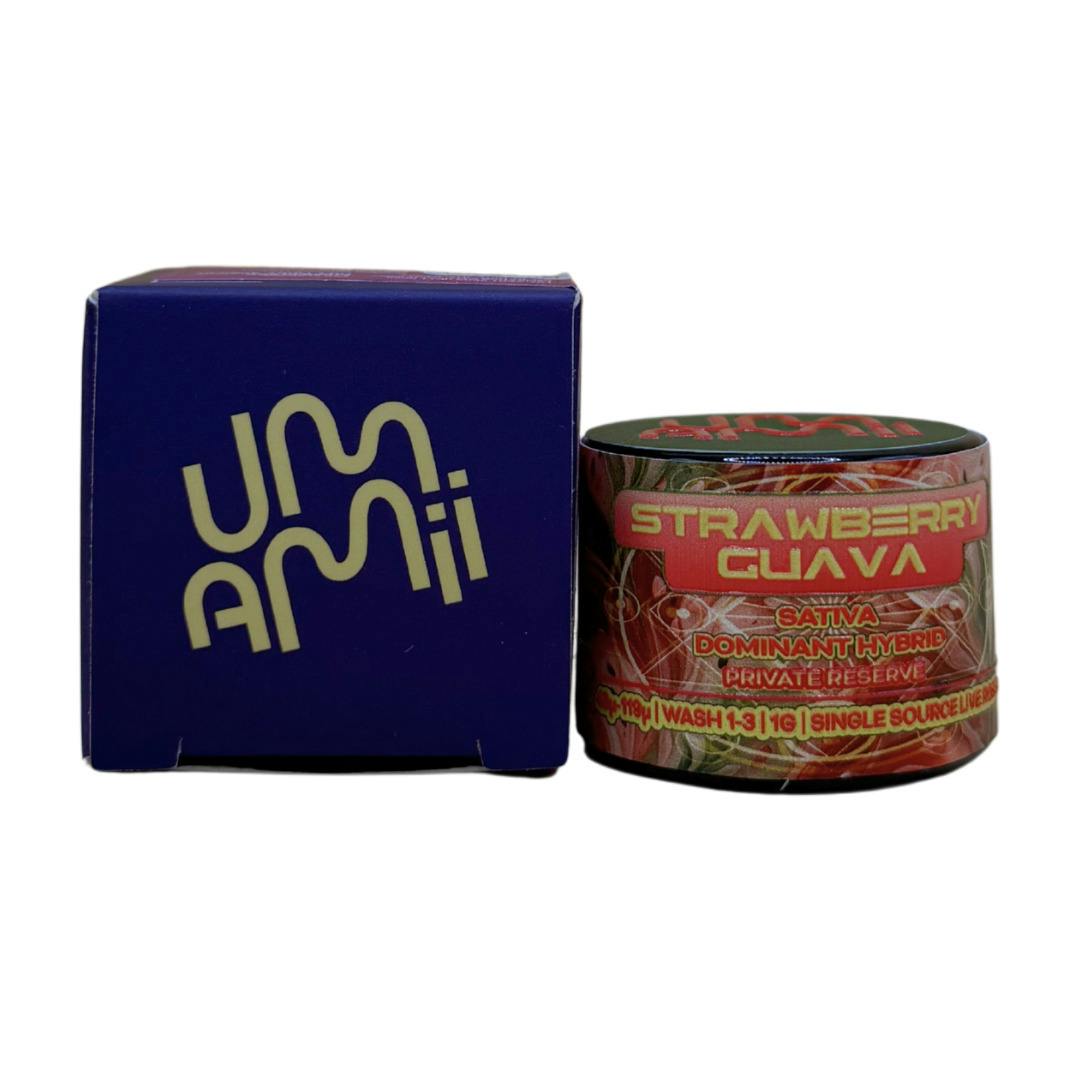 Umamii | Strawberry Guava | Live Rosin 1g Jar (Private Reserve)