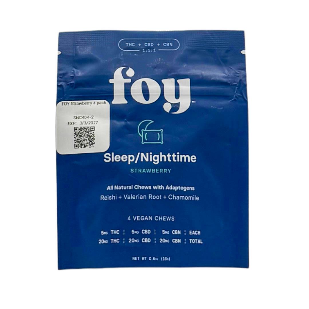 Foy | Strawberry | Nighttime Gummies 4 pack