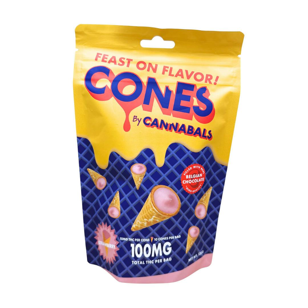 Cannabals | Strawberry Chocolate Cones