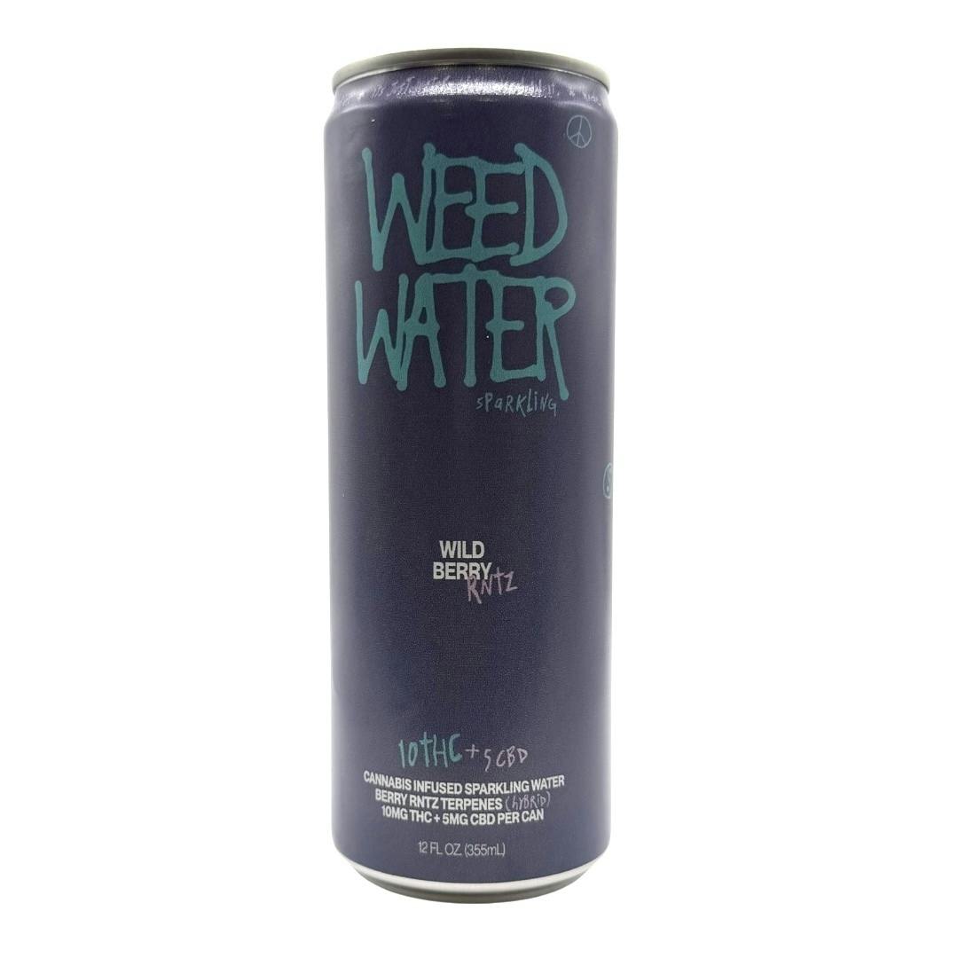 Weed Water | Wild Berry Rntz (hybrid) | 10mg | 12oz Can at BUZZY Cannabis Dispensary