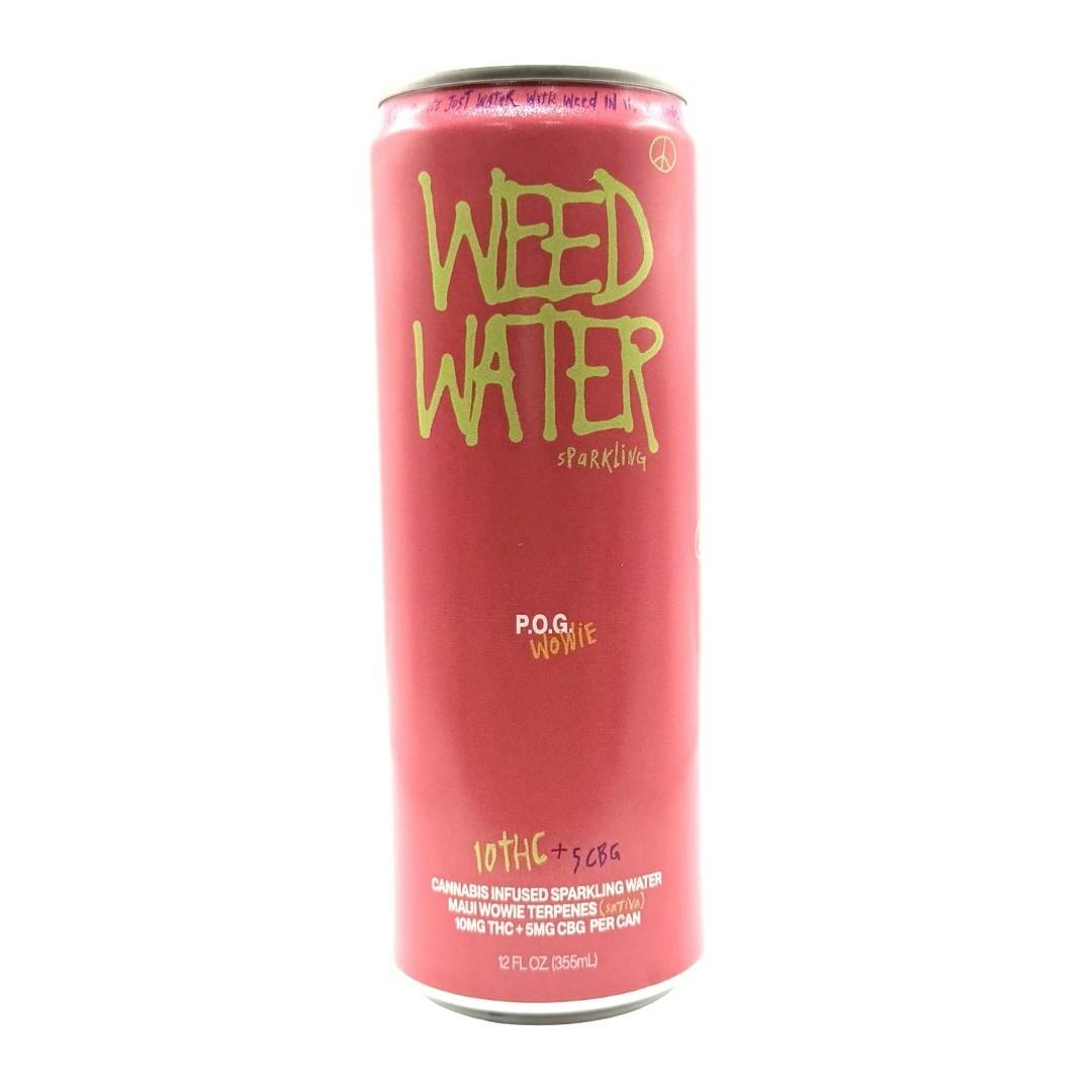 Weed Water | P.O.G. Wowie (sativa) | 10mg | 12oz Can at BUZZY Cannabis Dispensary