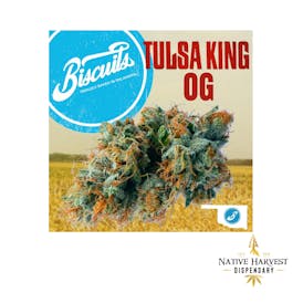Biscuits Prepacked Flower - Tulsa King OG (3.5g)