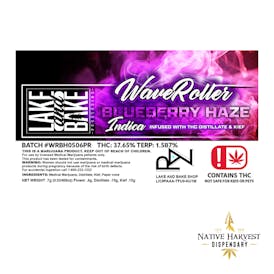 Lake & Bake Wave Roller Preroll - Blueberry Haze