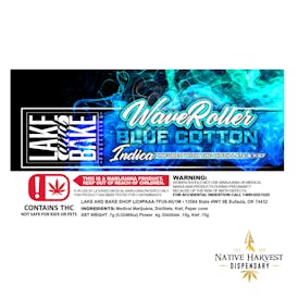 Lake & Bake Wave Roller Preroll - Blue Cotton