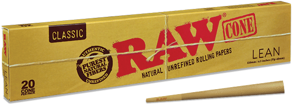 RAW PRE-ROLLED CONES LEAN
