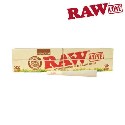 RAW ORGANIC PRE-ROLLED CONE KS – 32/PACK