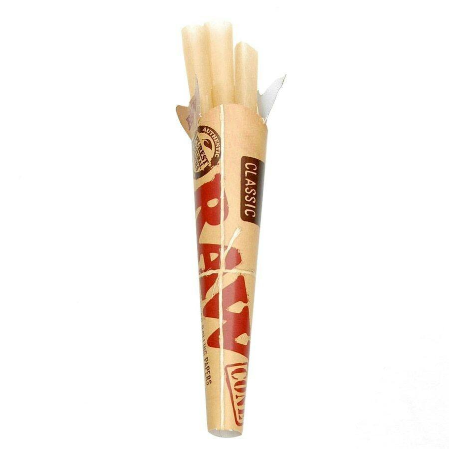 Raw Classic Unbleached Cones 1 1/4 (Pack of 6)