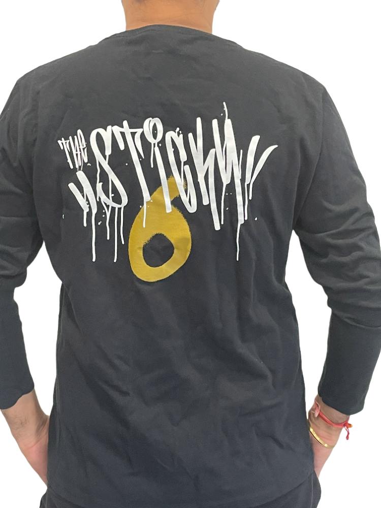 the 6IX T's Long sleeve-Black-Medium - Unisex