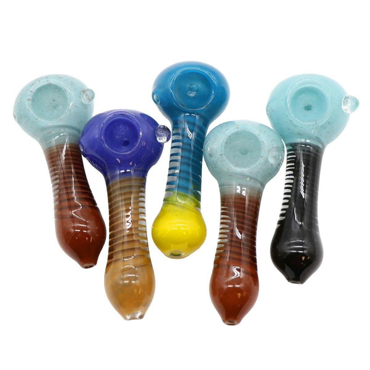 4" Clear Spoon with Frit Head