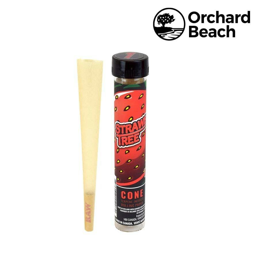 Raw - Orchard beach Terpene Infused Cones - Strawberry