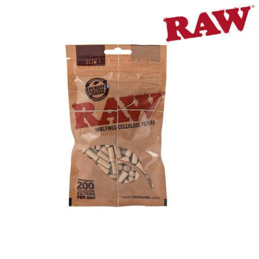 RAW Cellulose Slim Filters - 200 Pcs