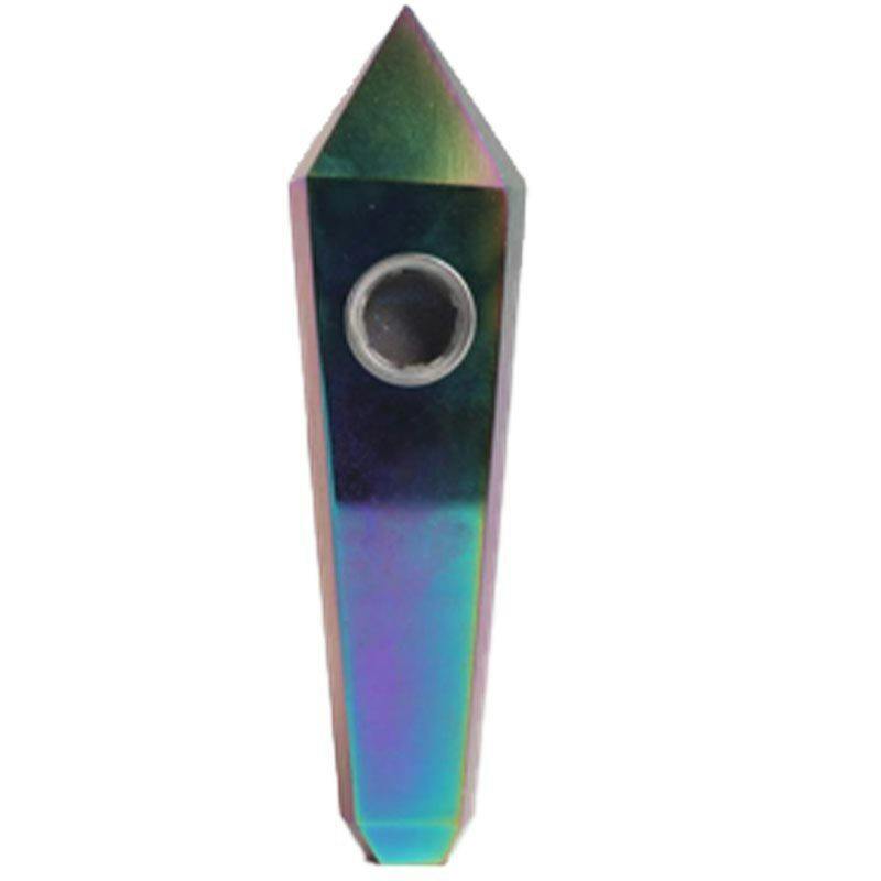AKQuartz – Crystal Pipe – Rainbow Aura