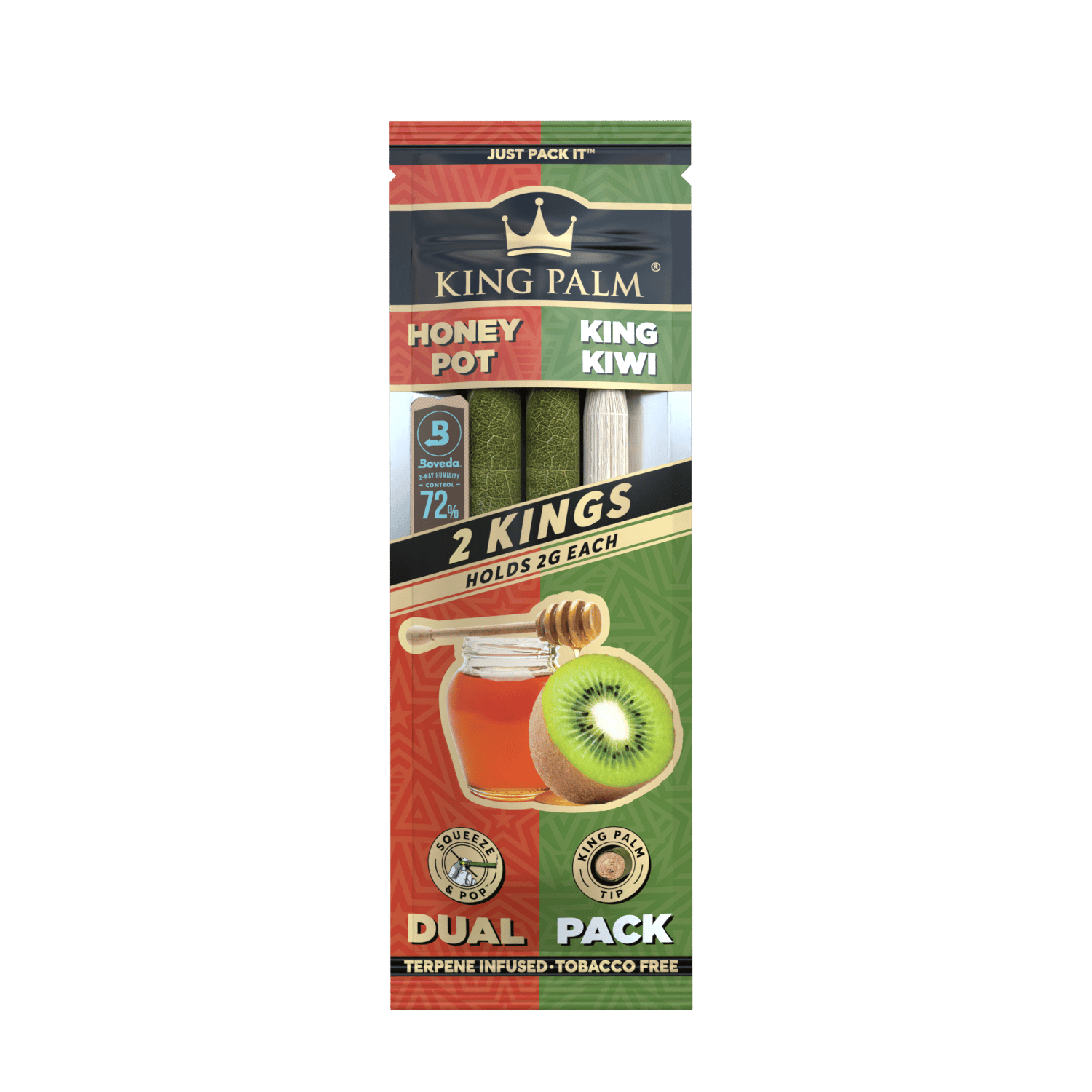 King Palm 2 King – Honey & Kiwi – Dual Pack