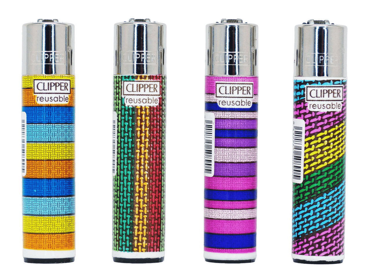Clipper Refillable Lighters - Real Fabric | Accessories